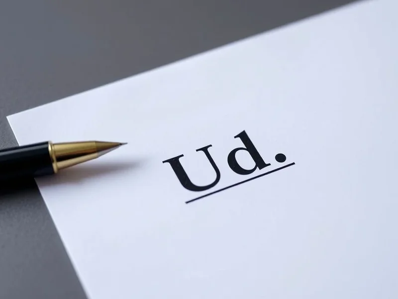 Imagen de "Ud." en un documento oficial