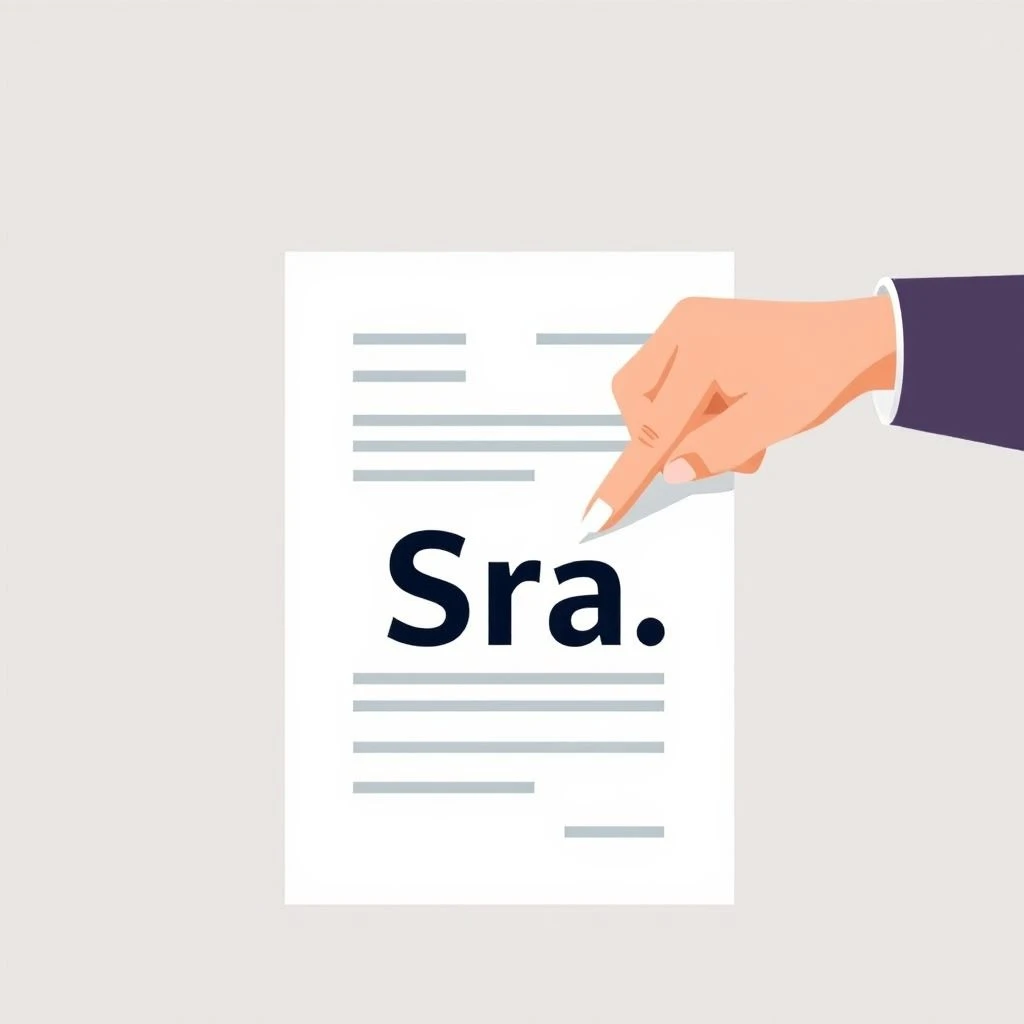 Sra. expliquée : compréhension et usage correct en espagnol fr