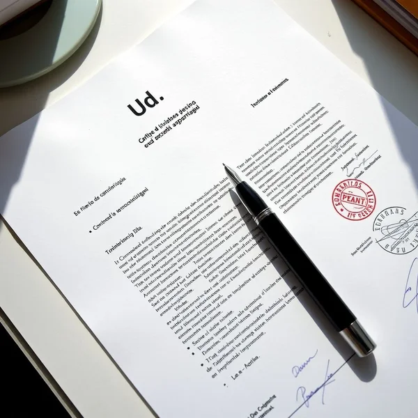 Afbeelding van "Ud." in een officieel document