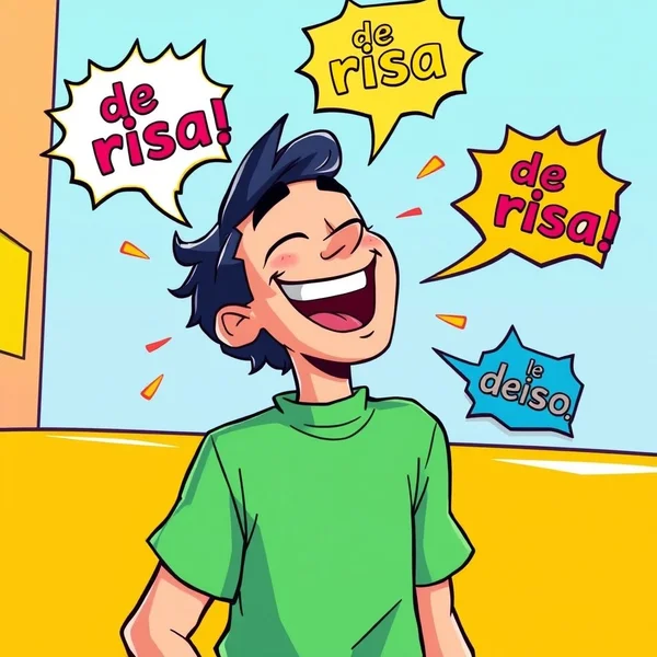Une image illustrative de l’expression adjectivale "de risa"