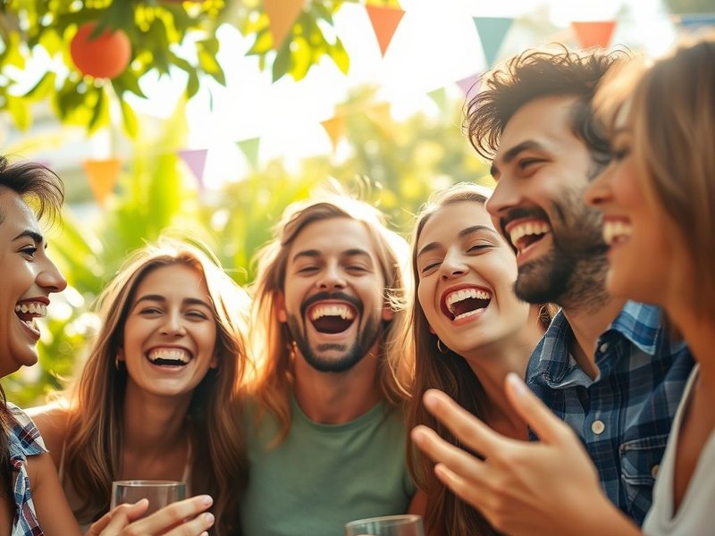 Una imagen ilustrativa de la frase adjetiva "de risa"