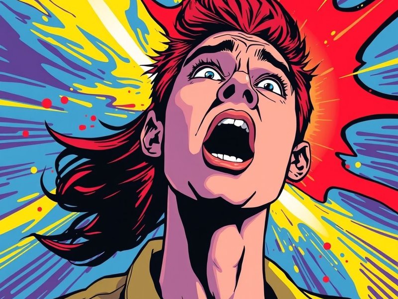 Illustration av frasen "de escándalo"