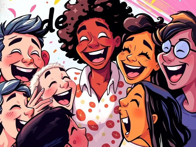 En illustrativ bild av den adjektiviska frasen "de risa"