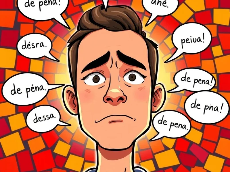 Illustration des Ausdrucks "de pena"